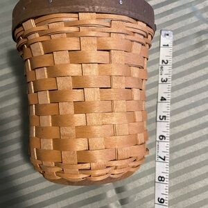 Longaberger Brown and Tan Woven Basket